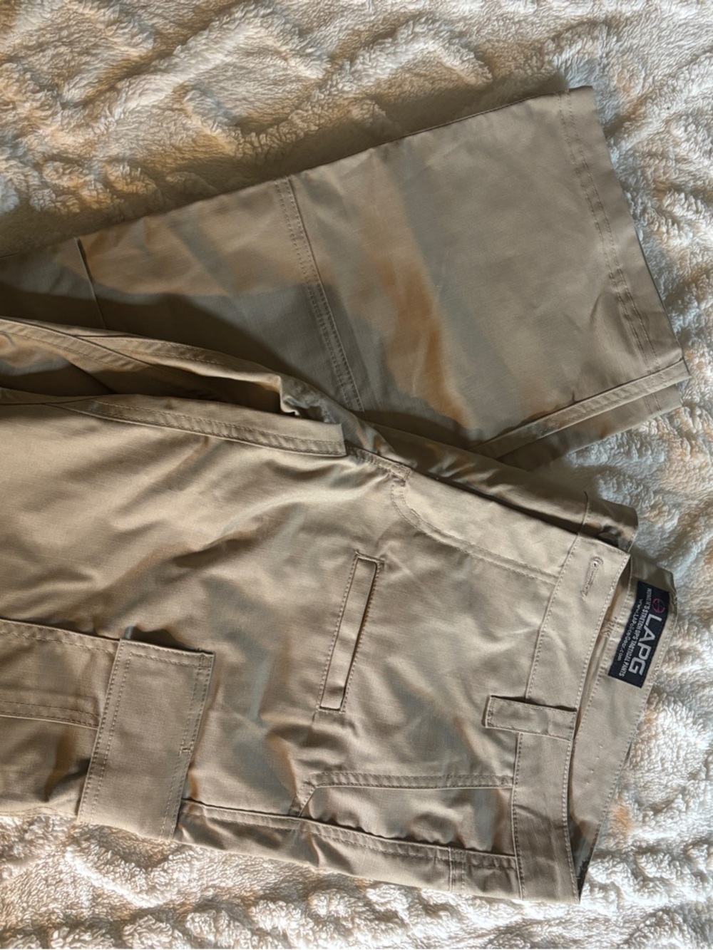 Lands' End Men’s Tan Cargo Pants